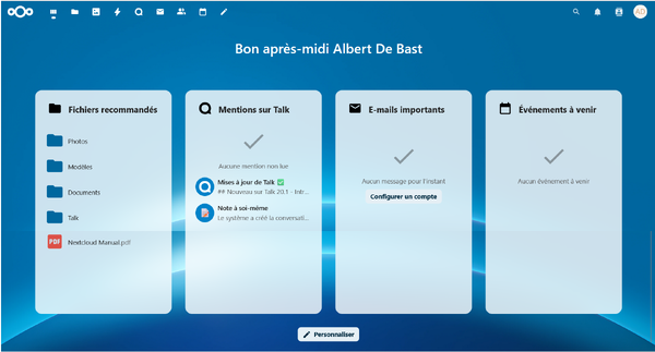 LINUX:Nextcloud.accueil.user.png