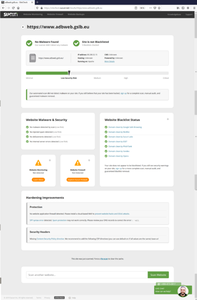 Fichier:LINUX:Check.sucuri.png